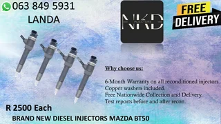 FORD RANGER 3.0 DIESEL INJECTORS FOR SALE WE SELL NEW ON EXCHANGE AND RECON