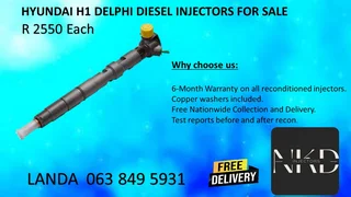 Hyundai H1 Fuel Injectors For Sale
