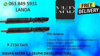 TATA 3.0 FUEL INJECTORS FOR SALE