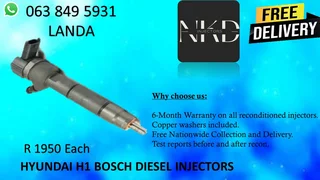 HYUNDAI TERRACAN 2.9 FUEL INJECTORS FOR SALE