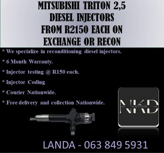 MAN TRUCK DIESEL INJECTORS RECON OR FOR SALE NEW ON EXCHANGE