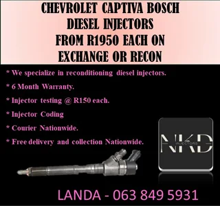 MAN TRUCK DIESEL INJECTORS RECON OR FOR SALE NEW ON EXCHANGE