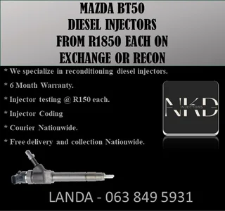 NISSAN NP200 DIESEL INJECTORS RECON OR FOR SALE NEW ON EXCHANGE