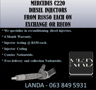 TOYOTA HILUX DIESEL INJECTORS RECON OR FOR SALE NEW ON EXCHANGE