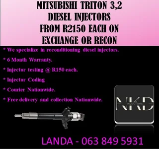 CHEVROLET CAPTIVA DIESEL INJECTORS RECON AND FOR SALE NEW ON EXCHANGE