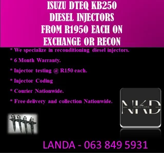 NISSAN PATHFINDER DIESEL INJECTORS RECON OR FOR SALE NEW ON EXCHANGE