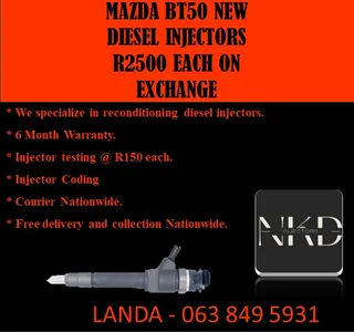 FORD RANGER 3.2 DIESEL INJECTORS RECON OR FOR SALE NEW ON EXCHANGE