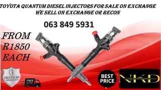 TATA 3.0 DIESEL INJECTORS FOR SALE NEW ON EXCHANGE OR RECON