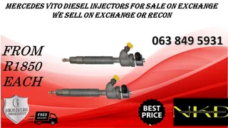 MITSUBISHI TRITON 2.5 DIESEL INJECTORS FOR SALE NEW ON EXCHANGE OR RECON