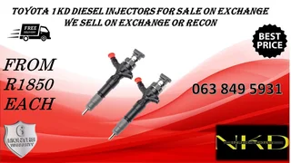 MITSUBISHI TRITON 2.5 DIESEL INJECTORS FOR SALE NEW ON EXCHANGE OR RECON