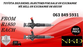FORD EVEREST 3.0/BT50 DIESEL INJECTORS FOR SALE NEW ON EXCHANGE OR RECON