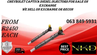 FORD EVEREST 3.0/BT50 DIESEL INJECTORS FOR SALE NEW ON EXCHANGE OR RECON