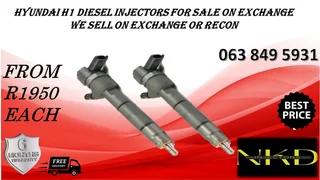 GWM 2.8 DIESEL INJECTORS FOR SALE NEW ON EXCHANGE OR RECON