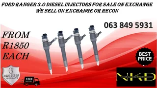 ISUZU DTEQ KB250 DIESEL INJECTORS FOR SALE NEW ON EXCHANGE OR RECON