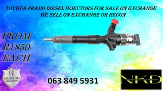Toyota Prado Diesel Fuel Injectors For Sale
