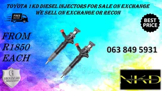 TOYOTA QUANTUM DIESEL FUEL INJECTORS FOR SALE