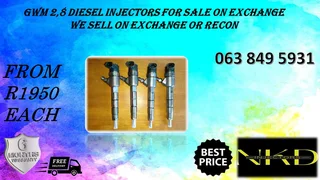 TATA 2.2 DIESEL FUEL INJECTORS FOR SALE