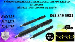 Hyundai Terracan 2.9 Diesel Fuel Injectors For Sale