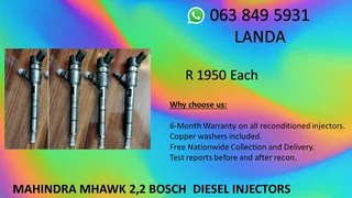 TOYOTA PRADO DIESEL INJECTORS FOR SALE NEW ON EXCHANGE