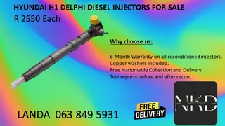 Hyundai H1 Diesel Injectors For Sale New On Exchange