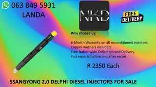 HYUNDAI H1 DIESEL INJECTORS FOR SALE NEW ON EXCHANGE