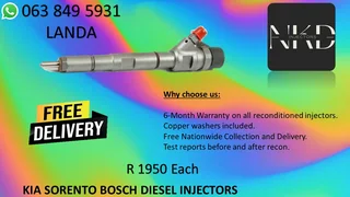 SSANGYONG 2.0 DIESEL INJECTORS FOR SALE NEW ON EXCHANGE