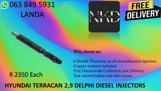 NISSAN NAVARA YD25 DIESEL INJECTORS FOR SALE NEW ON EXCHANGE