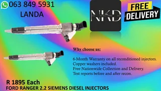 GWM 2.8 DIESEL INJECTORS FOR SALE NEW ON EXCHANGE