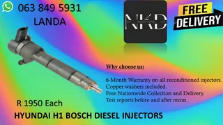GWM 2.8 DIESEL INJECTORS FOR SALE NEW ON EXCHANGE