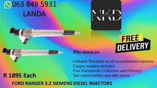 GWM 2.5 DIESEL INJECTORS FOR SALE NEW ON EXCHANGE High-Quality Reconditioned Diesel Injectors for Sa
