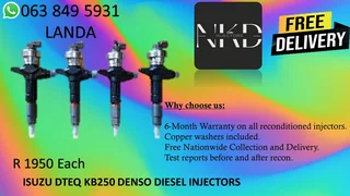 Isuzu Dteq Kb250 Diesel Injectors For Sale New On Exchange