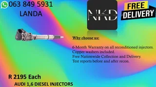 FORD RANGER 2.2 DIESEL INJECTORS FOR SALE NEW ON EXCHANGE