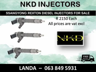 Ssangyong Rexton Injectors For Sale New On Exchange