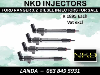 FORD RANGER 2.2 INJECTORS FOR SALE NEW ON EXCHANGE