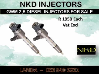 Gwm 2.5 Injectors For Sale New On Exchange