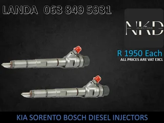 Kia Sorento Same Day Diesel Injectors Recon
