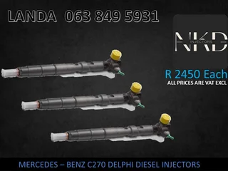 Mercedes Benz C270 Same Day Diesel Injectors Recon