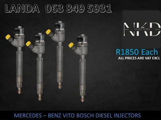 Mercedes Benz Vito Same Day Diesel Injectors Recon