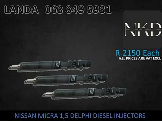 Nissan Micra 1.5 Same Day Diesel Injectors Recon