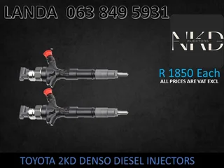 Toyota 2kd Same Day Diesel Injectors Recon