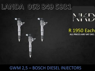 GWM 2.8 SAME DAY DIESEL INJECTORS RECON