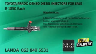 Toyota Prado Same Day Diesel Injector Reconditioning