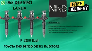 TOYOTA PRADO SAME DAY DIESEL INJECTOR RECONDITIONING