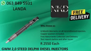 SSANGYONG 2.0 SAME DAY DIESEL INJECTOR RECONDITIONING