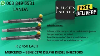 Mercedes Benz C270 Same Day Diesel Injector Reconditioning