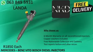 MERCEDES BENZ C270 SAME DAY DIESEL INJECTOR RECONDITIONING