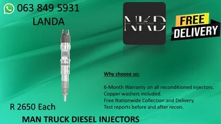 Man Truck Same Day Diesel Injector Reconditioning