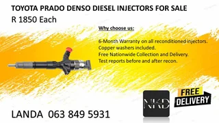 Toyota Prado Diesel Injectors Recon Same Day