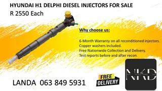 Hyundai H1 Diesel Injectors Recon Same Day