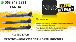 TOYOTA D4D DIESEL INJECTORS RECON SAME DAY